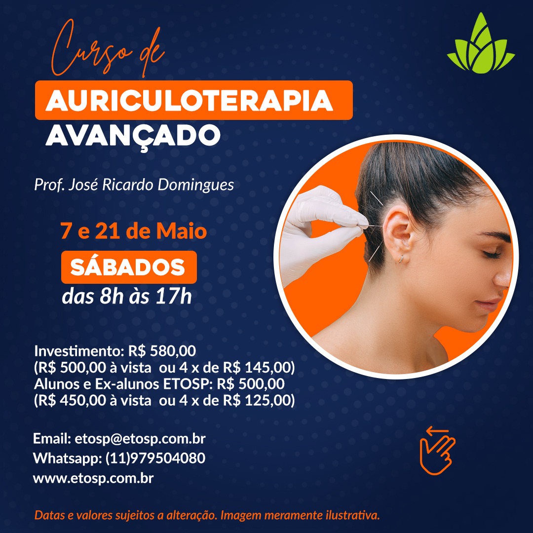 Curso De Auriculoterapia Avan Ado Dmc Abc